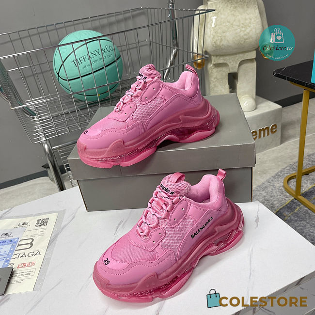 Balenciaga 19SS Triples Sneaker Pink - 1