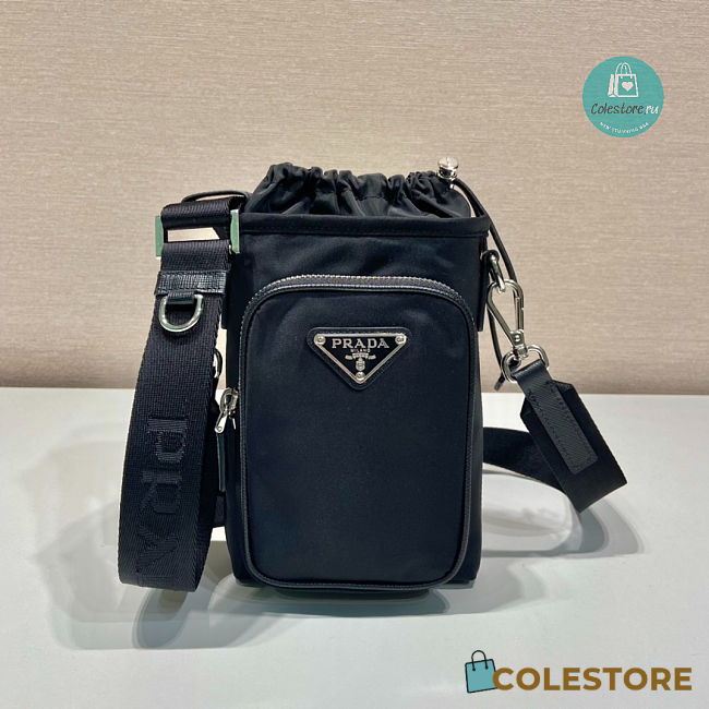 Prada Black Re-Nylon Smartphone Case 13x18cm  - 1