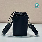 Prada Black Re-Nylon Smartphone Case 13x18cm  - 6