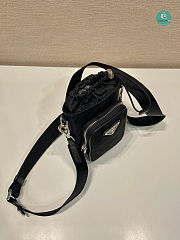 Prada Black Re-Nylon Smartphone Case 13x18cm  - 2