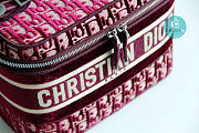 Dior Vanity Bag Velvet Oblique 25x15x14cm  - 2