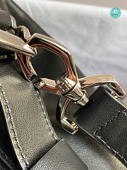 Colestore Givenchy Nightingale Black Calfskin Leather Metal Cross Studded Bag 28cm - 5