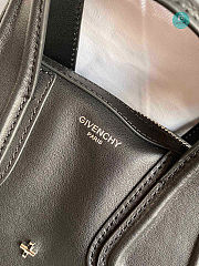 Colestore Givenchy Nightingale Black Calfskin Leather Metal Cross Studded Bag 28cm - 6