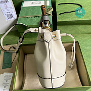 Gucci Diana Mini Bucket Bag In White 19x30.5x6 cm - 4