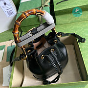 Gucci Diana Mini Bucket Bag In Black 19x30.5x6 cm - 4