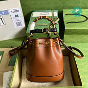 Gucci Diana Mini Bucket Bag In Brown 19x30.5x6 cm - 6