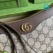 Gucci Ophidia Small Handbag In Beige And Ebony Supreme 25x15.5x6cm - 2