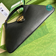 Gucci Aphrodite Medium Shoulder Bag In Black 39x38x2 cm - 3