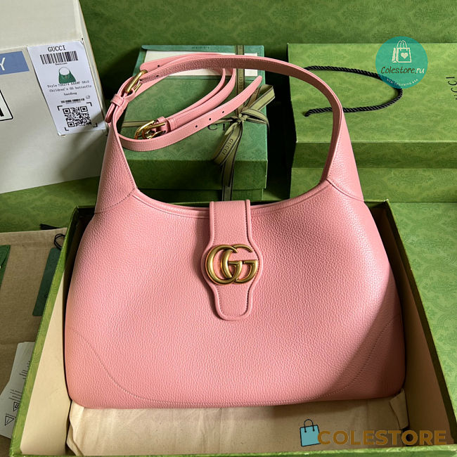 Gucci Aphrodite Medium Shoulder Bag In Pink 39x38x2 cm - 1
