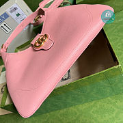Gucci Aphrodite Medium Shoulder Bag In Pink 39x38x2 cm - 6