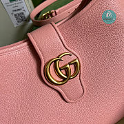 Gucci Aphrodite Medium Shoulder Bag In Pink 39x38x2 cm - 3