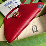 Gucci Aphrodite Medium Shoulder Bag In Red 39x38x2 cm - 4