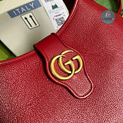 Gucci Aphrodite Medium Shoulder Bag In Red 39x38x2 cm - 3