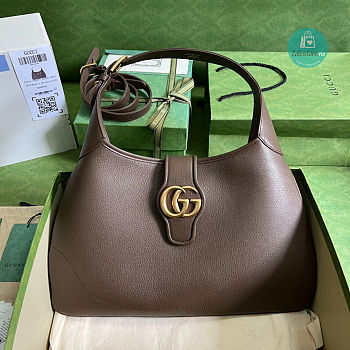Gucci Aphrodite Medium Shoulder Bag In Brown 39x38x2 cm