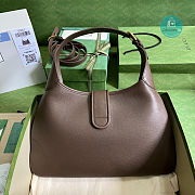 Gucci Aphrodite Medium Shoulder Bag In Brown 39x38x2 cm - 4