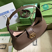 Gucci Aphrodite Medium Shoulder Bag In Brown 39x38x2 cm - 3