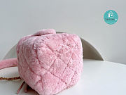 Chanel Small Vanity Case Shearling Pink 21x17x17cm - 6