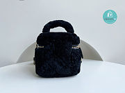Chanel Small Vanity Case Shearling Black 21x17x17cm - 3