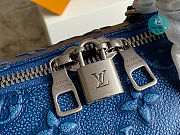 Louis Vuitton Keepall BANDOULIèRE 50 In Blue size 50 x 29 x 23 cm - 3