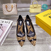 Fendi Heels In Brown  - 5