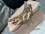 Chanel  Vanity Big Chain Cosmetic Case Pink 18cm - 3