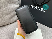 Chanel Vanity Big Chain Cosmetic Case Black 18cm - 5