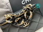 Chanel Vanity Big Chain Cosmetic Case Black 18cm - 4