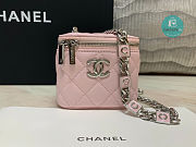 Chanel 22S CoCo Mini Vanity Pink Enamel Buckle 12 cm - 4