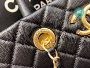 Chanel Coco Handle Shopping Tote Caviar In Black 36×38×16 cm - 5