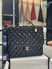 Chanel Large Backpack in Patent Calfskin 31.5x31x9cm - 1