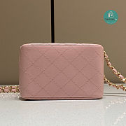 Chanel 22S Mini Bucket Bag In Light Pink Caviar 16x15x10cm - 5