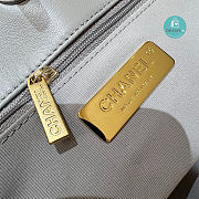 Chanel 19 Tote Horizontal Gray 33x24x10.5cm - 3
