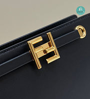 Fendi Touch Black leather bag 26.5x10x19cm - 5