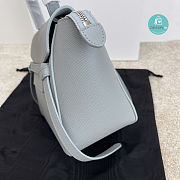 CELINE Micro Belt Bag in Grained Calfskin in Mineral 24x2013.5cm  - 5