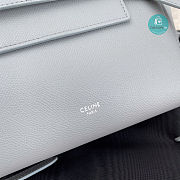 CELINE Micro Belt Bag in Grained Calfskin in Mineral 24x2013.5cm  - 2