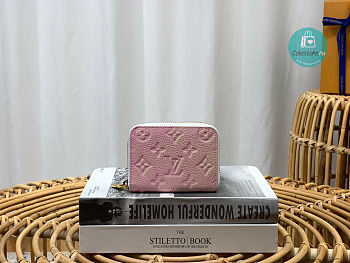 Louis Vuitton ZIPPY COIN PURSE In Pink 11 x 8.5 x 2 cm