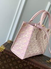 Louis Vuiiton OnTheGo PM Monogram Empreinte leather Light Pink 25 x 19 x 11.5 cm   - 6