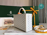 Maison Goyard Grand Hôtel Trunk Bag In White 24.5x7.5x17cm  - 6