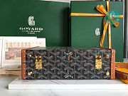 Maison Goyard Grand Hôtel Trunk Bag In Brown 24.5x7.5x17cm  - 4
