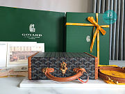 Maison Goyard Grand Hôtel Trunk Bag In Brown 24.5x7.5x17cm  - 3