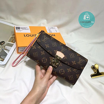 Louis Vuitton Women's Clutch Wallet Monogram 21x11x3 cm.