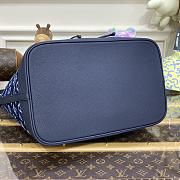 Louis Vuitton Noefull Shoulder Bag MM Blue Denim 31x31x21 cm - 6