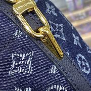 Louis Vuitton Noefull Shoulder Bag MM Blue Denim 31x31x21 cm - 2
