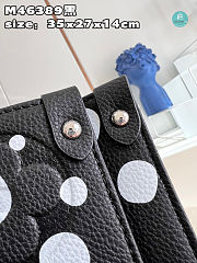 Louis Vuitton x Yayoi Kusama Onthego MM In Black 35x27x14cm  - 2