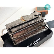 YSL SUNSET Medium Snakeskin pattern Bag  22x16x9cm - 5