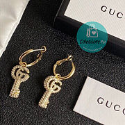 Gucci Crystal Diamond key Gucci Earrings - 1