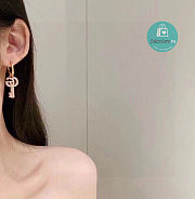 Gucci Crystal Diamond key Gucci Earrings - 2