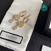 Gucci Crystal Diamond key Gucci Earrings - 4