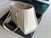 Chanel Shopping Bag White 33x14.5x24cm - 6