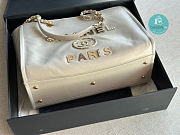Chanel Shopping Bag White 33x14.5x24cm - 3